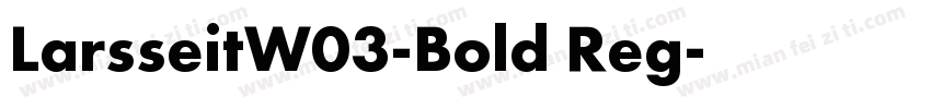 LarsseitW03-Bold Reg字体转换
